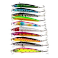 Miniatyrbillede 4 af 5: 10 stk./pakke 9,5 cm 8,5 g Hård Kunstig Wobblers Minnow Fiske Agnsfisk Flydende Agnsfisk Tackle