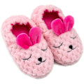 Miniatyrbillede 2 af 5: Baby Piges Bløde Plys Hjemmesko Tegneserie Varme Vinter Hjemmesko (Indvendig længde 19,5 cm)