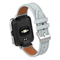 Miniatyrbillede 4 af 5: Læder Urrem Til Xiaomi Redmi Watch 2 (Lysegrå)