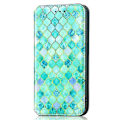 Miniatyrbillede 2 af 5: Farverig Magnetisk Læderetui Til Samsung Galaxy A12 (Smaragd)