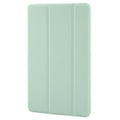 Miniatyrbilde 2 av 5: Tri-fold lærtablettveske for Samsung Galaxy Tab A9 (Grønn)