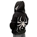 Miniatyrbillede 1 af 2: Herre Dame High Street Retro Løs Hip Hop Punk Edderkop Print Hættetrøje Hættetrøje Sweatshirt Toppe -NMAOV(XL Sort)