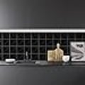 Miniatyrbilde 3 av 5: 10 keramiske flislim klistremerker, keramiske fliser svart marmor 30 *