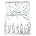 Miniatyrbillede 1 af 5: Skæreforme i kulstofstål Håndlavet DIY Stencil Form Prægning Mønster (JX2220)