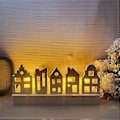 Miniatyrbillede 4 af 5: Studie Silikone Hus Indsats Tilbehør Forme Silikone Hus Forme Til DIY Håndværk Og Juleborddekorationer