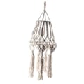 Miniatyrbild 2 av 5: Macrame Lampskärm Hängande Pendellampa Skydd Sovrum Vardagsrum Heminredning Vävd Gobeläng