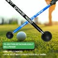 Miniatyrbilde 4 av 5: 1 stk Foldbar Golf Swing Trainer, Golf Swing Posture Corrector Foldbar Action Corrector Teleskopisk S