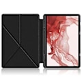 Pikkukuva 2 / 5: Monipuolinen taittuva nahkainen tabletikotelo Samsung Galaxy Tab S9:lle (Musta)