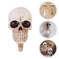 Pikkukuva 2 / 3: Luova Halloween Pääkallo Design Seinäkoukku Seinään Kiinnitettävä Avaimenpidike Vaatekoukku