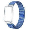 Miniatyrbild 2 av 5: PC-fodral + Nylon Loop-rem för Xiaomi Mi Band 7 Pro (Blå)