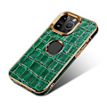 Pikkukuva 3 / 5: Denior Krokodillikuvioinen PU-kotelo iPhone 14 Plus:lle (Vihreä)