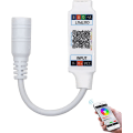 Miniatyrbilde 1 av 4: Mini Bluetooth RGB-kontroller DC 5V 12V 24V Musikk BT Smart App Strip Light Controller for RGB LED St