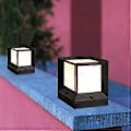 Miniatyrbillede 3 af 5: IP55 Vandtæt Aluminium LED Hegn Lampe Have Landskab Græsplæne Lanterne Udendørs Bordlampe Søjle Villa Portstolpe Lys