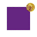 Miniatyrbillede 1 af 5: 100 stk. 8 cm aluminiumsfolie chokolade slik indpakningspapir mademballage dekor (Celluilite lilla)