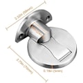 Pikkukuva 4 / 5: Magneettinen ovenpysäytin, magneettinen ovenpysäytin harjattu satiininikkeli, lattia