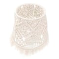 Miniatyrbillede 3 af 4: 1 stk. boheme macrame lampeskærm håndlavet vævet gulvlampe dækning til soveværelse