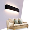 Miniatyrbillede 4 af 4: Moderne LED Væglampe Armatur Sconce Soveværelse Sengelampe Stue Gang Trappe Lys (Sort)