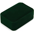 Miniatyrbillede 4 af 5: Vert Foncé Velours Pendentif Boîte Boîte De Rangement Anniversa