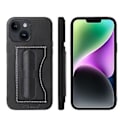 Miniatyrbillede 1 af 5: Fierre Shann Holder PU Telefonetui til iPhone 15 Plus (Sort)