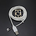Miniatyrbillede 2 af 5: USB-kabel og fødder museledning til Logitech G102 gamingmus udskiftningsledning (sort)