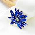 Miniatyrbild 5 av 5: Julbrosch i emalj med blommor