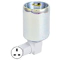 Miniatyrbillede 1 af 5: 3D Elektrisk Voksvarmer Cylinderform Røgfri Voks Smelter Natlampe til Soveværelse Stue UK Stik 220V