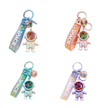 Miniatyrbillede 3 af 4: Cool Keychains Astronaut Nøglering med Solnedgangslys, Astronaut Søde Nøgleringe Vedhæng (Lilla)