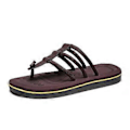 Miniatyrbild 1 av 5: Casual Clip-toe Tofflor för Män Bekväma Halkfria Utomhusskor för Vandring (41 Brun)