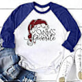 Miniatyrbilde 3 av 4: hmwy-dame jule nisse trykk t-skjorte bluse basic topp tee shirt (S Blå)