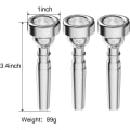 Miniatyrbild 4 av 5: Silver Trumpet Munstycke 7C 5C 3C Munstycke Set