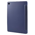 Pikkukuva 3 / 5: Kolminkertainen Nahkainen Tabletin Kotelo Samsung Galaxy Tab A9+:lle (Tummansininen)