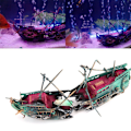 Miniatyrbillede 5 af 5: Akvarie vrag dekorationer - Nedsænket skib ornament