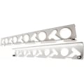 Miniatyrbilde 1 av 5: Fiske Stang - 2 Deler 10 Hull Fiske Stang Holdere Vegg eller Tak Montering Oppbevaringsstativ Display Hylle
