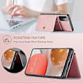 Miniatyrbilde 4 av 5: Retro Magnetisk Avtakbar Etui For Samsung Galaxy A72 5G (Rosa)