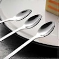 Miniatyrbillede 4 af 5: 2 stk. rustfri stål ske tegneserie kat langt håndtag dejlig dessert suppe bestik (3)