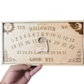 Pikkukuva 1 / 3: Halloween-laskenta Puinen DIY Magneettinen Adventi-kalenteritaulu Kotijuhlat Rekvisiitta Koriste 2023( )