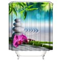 Zen duschdraperi 180*180 cm, skiffer duschdraperi