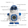 Miniatyrbild 4 av 5: 1 st Robot LED-väckarklocka, barnrobotväckarklocka, barnflicka Robo