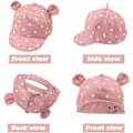 Miniatyrbilde 2 av 5: Bomull Baby Cap for Girl Boy Child Solhatt Justerbar Cap Spring