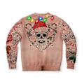 Miniatyrbilde 3 av 5: Morsom og stygg julegenser Sweatshirt Hettegensere Genser Pullover Party Topper Ny (5XL Flerfarget)