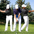 Miniatyrbillede 5 af 5: (Sort) Golfbold, Golftræningsbold Swingtræner, Hjælpebold Træning Undervisning, Justerbar Sm