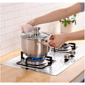 Miniatyrbilde 3 av 4: Tykke varmebestandige silikonovnsvotter for matlaging, baking, grillfester