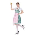 Pikkukuva 2 / 5: Naisten Oktoberfest-asu Saksalainen Dirndl-mekko Baijerilainen Karnevaalijuhla-asu (M Vihreä)