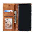 Pikkukuva 4 / 5: Nahkainen kotelo iPhone 6 / 6s:lle (Ruskea)
