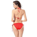 Miniatyrbilde 4 av 5: Dame Todelt Sexy String High Cut Thong Badedrakt Sett Push Up Bikini Snøring Badedrakt Bikinis Badeklær Strandklær Lilla S(S Lilla)