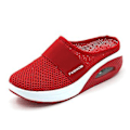 Miniatyrbild 4 av 5: Promenadskor Andningsbara Casual Mesh Slip on Promenadskor (37 Röd)