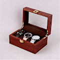 Miniatyrbilde 1 av 5: 3 Gird Luksuriøs Treklokke Boks Display Case Organizer Smykkeoppbevaringsholder (1)