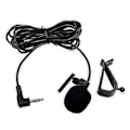 Miniatyrbilde 4 av 5: Mikrofon Mic 3,5 mm Jack Lang Kabelmontering for Alle Bilstereo/Mono CD DVD (3-polet stereo 3,5 mm albue)