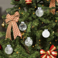 Miniatyrbilde 4 av 5: 24 stk julepynt 6 cm/2,36\" farget plast gjennomsiktig