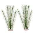 Miniatyrbillede 1 af 3: 2 stk. Kunstige dekorative planter til stueakvarium, plastikplanter, undervandsplanter, håndværk, levende akvarieplanter, ferskvand